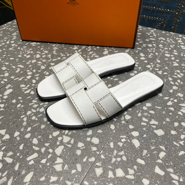 Hermes Leather Classic Slippers