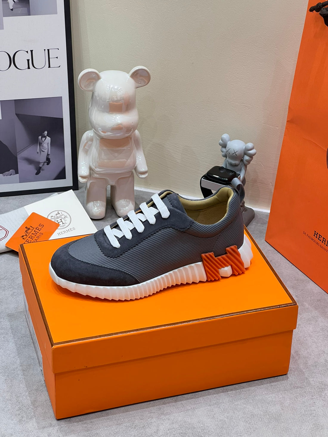 Hermes sports and leisure shoes