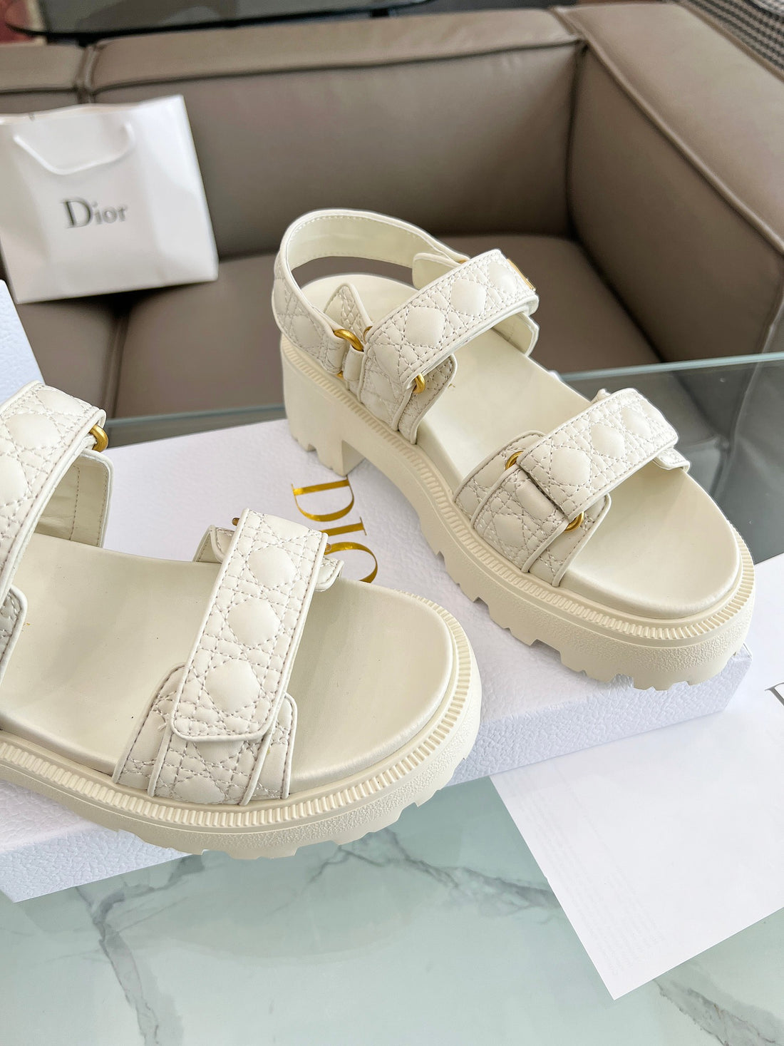 Dior Women Velcro Calssic Sandals