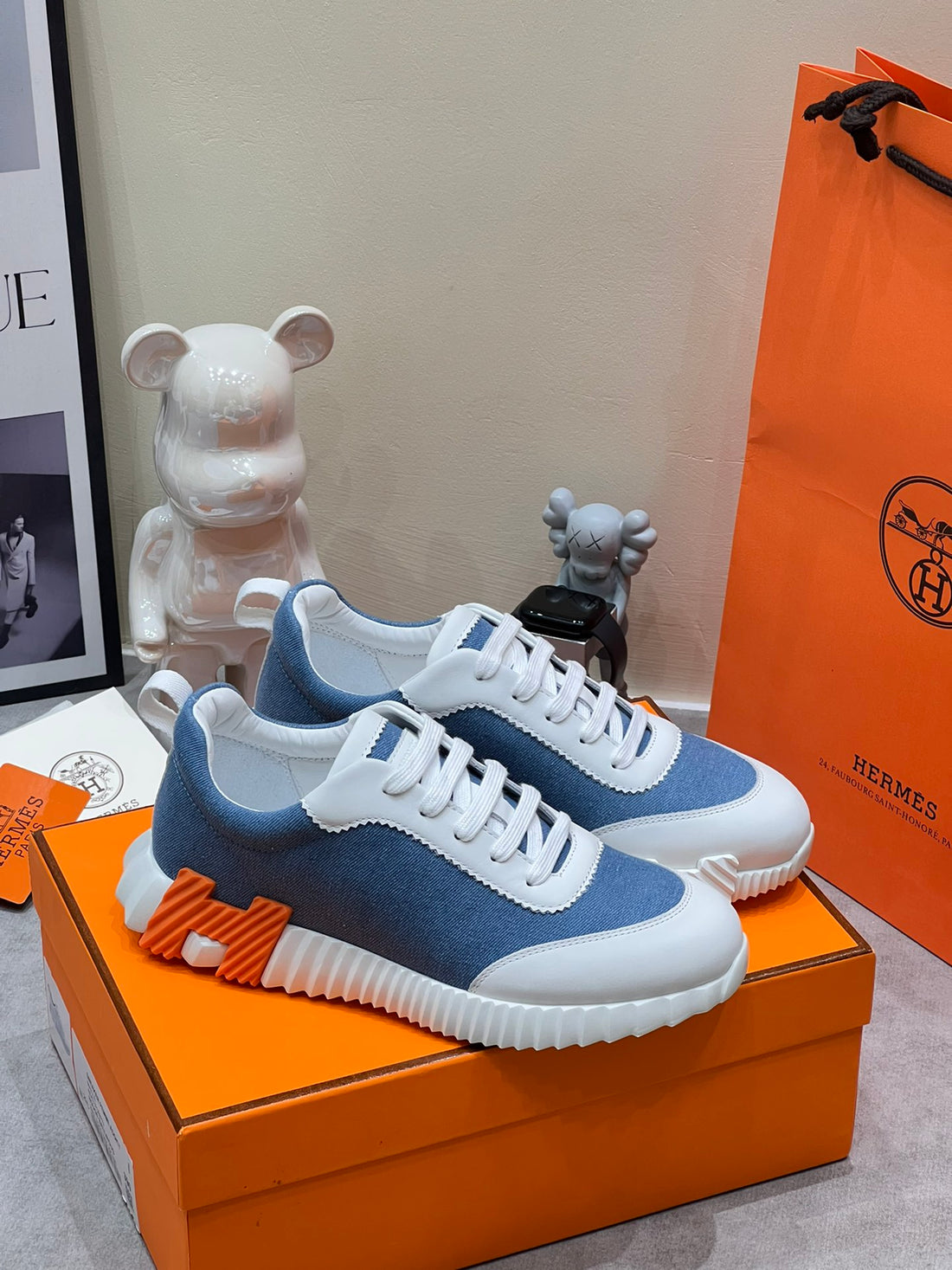 Hermes sports and leisure shoes