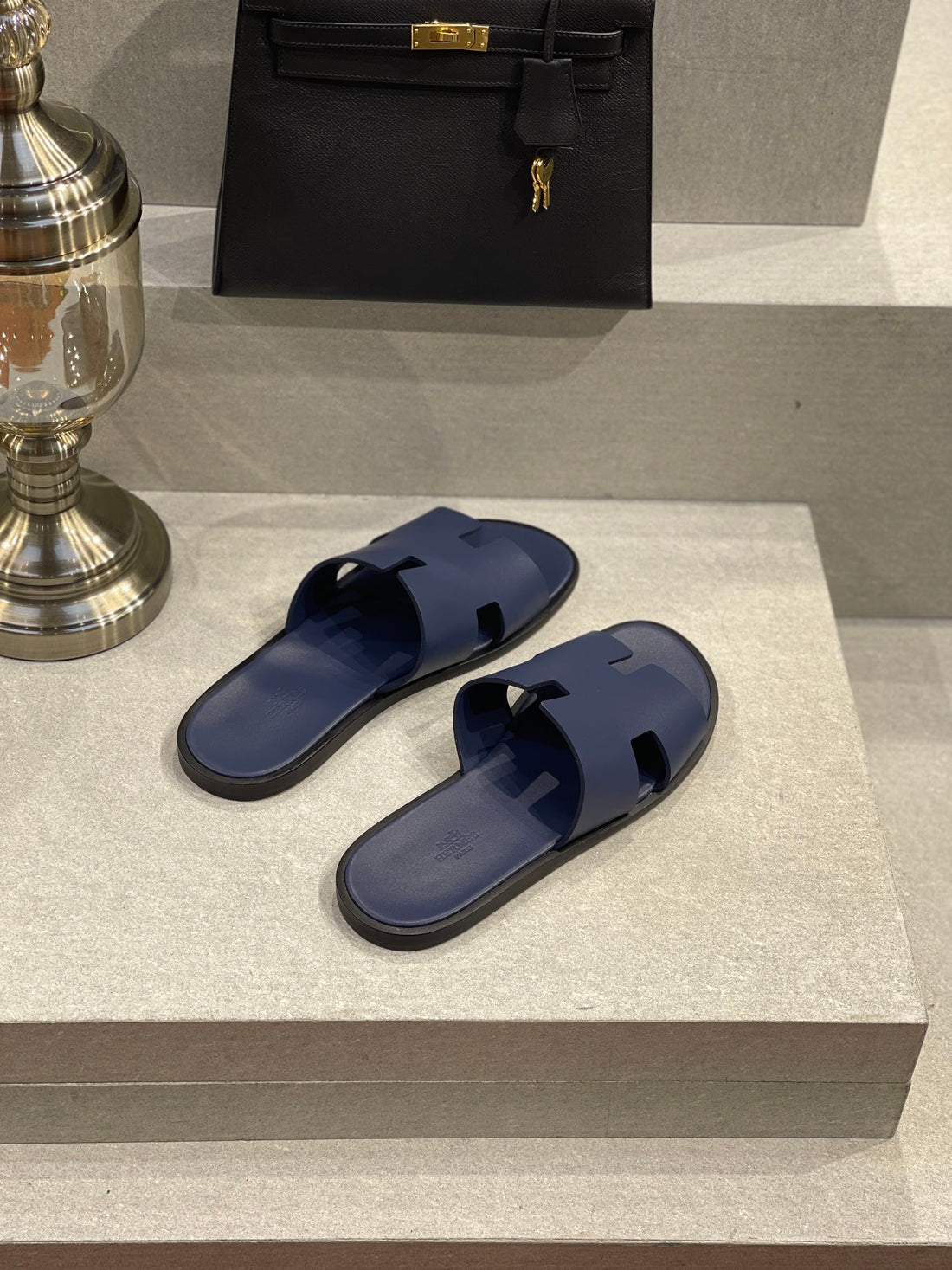 Hermes men's slippers