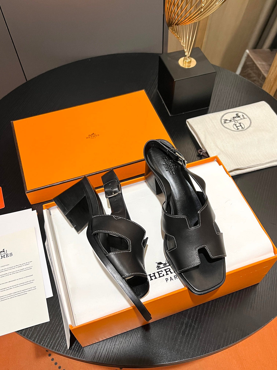 Hermes Women's Chunky Heels