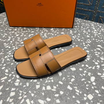 Hermes Leather Classic Slippers